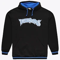 Sweat à capuche Mitchell & Ness Hardwood Classics noir Minnesota Timberwolves pour homme, grandes tailles