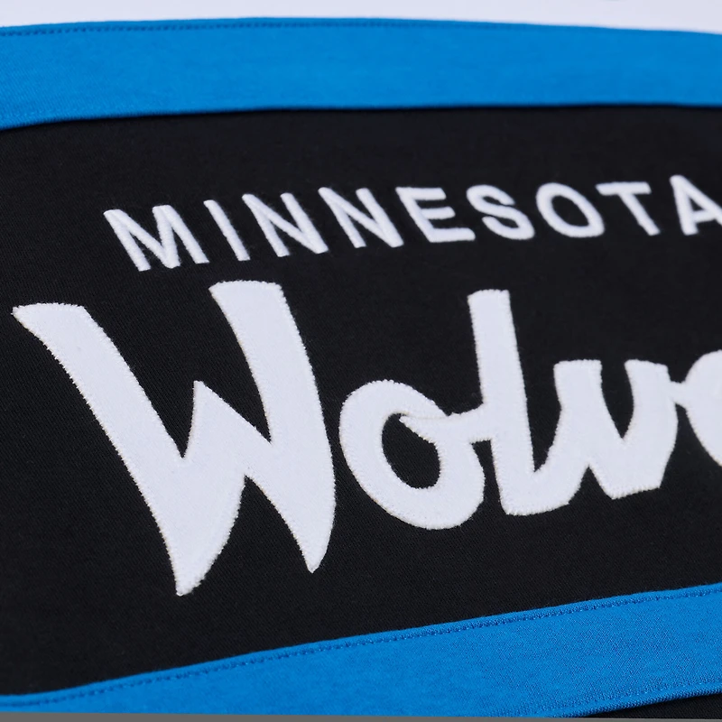 Men's Mitchell & Ness  Black Minnesota Timberwolves Head Coach Hoodie