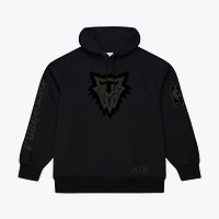 Sweat à capuche polaire Phantom noir Mitchell & Ness pour homme, Minnesota Timberwolves