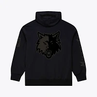 Men's Mitchell & Ness  Black Minnesota Timberwolves Phantom Fleece Hoodie