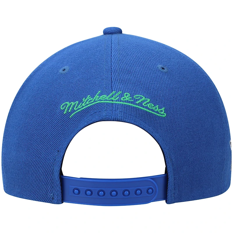 Casquette snapback Hardwood Classics bleue Mitchell & Ness pour homme des Minnesota Timberwolves