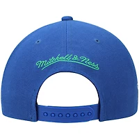 Casquette snapback Hardwood Classics bleue Mitchell & Ness pour homme des Minnesota Timberwolves