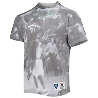 Men's Mitchell & Ness Kevin Garnett Heather Gray Minnesota Timberwolves Above The Rim T-Shirt