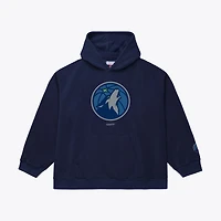Men's Mitchell & Ness  Navy Minnesota Timberwolves Basic Fleece Hoodie
