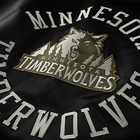 Men's Mitchell & Ness Olive/Black Minnesota Timberwolves Double Clutch Head Coach Hoodie