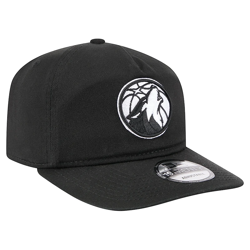 Men's New Era Black Minnesota Timberwolves 19TWENTY Adjustable Hat