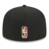 Casquette ajustée New Era noire Minnesota Timberwolves 2025/26 Classic Edition Jersey Hook 59FIFTY pour homme