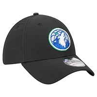 Men's New Era Gray Minnesota Timberwolves 39THIRTY Flex Hat