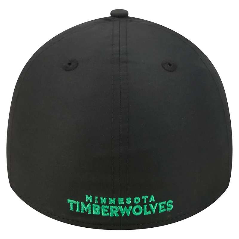 Men's New Era Gray Minnesota Timberwolves 39THIRTY Flex Hat