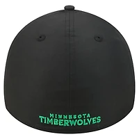 Men's New Era Gray Minnesota Timberwolves 39THIRTY Flex Hat