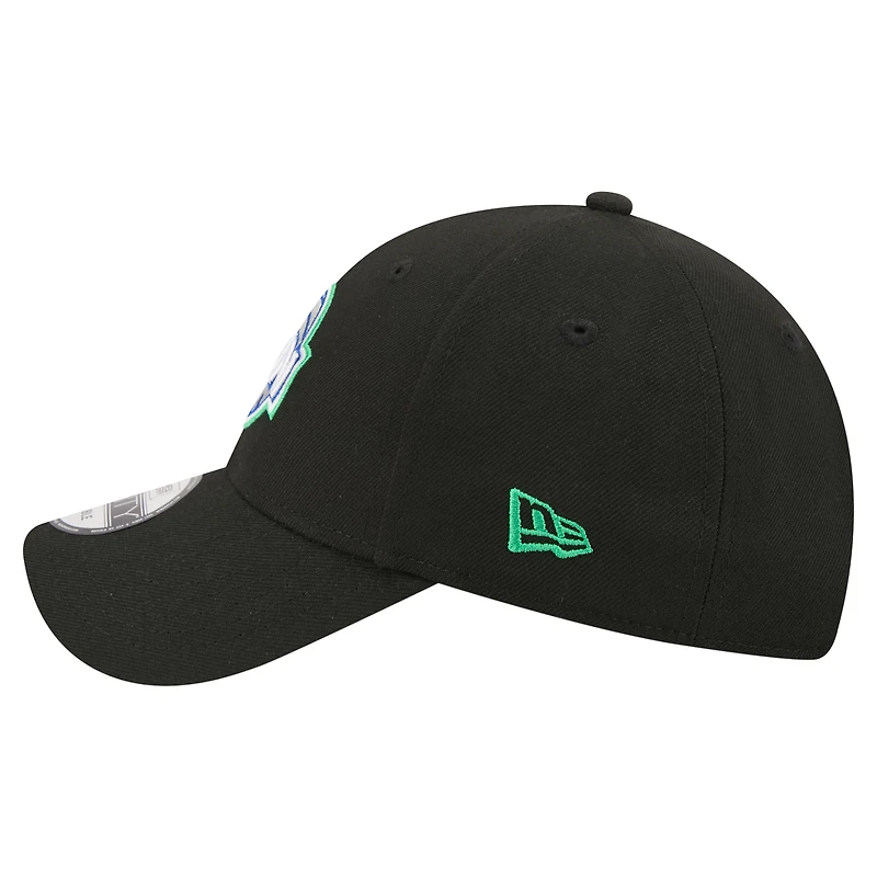 Men's New Era Black Minnesota Timberwolves 9FORTY Adjustable Hat