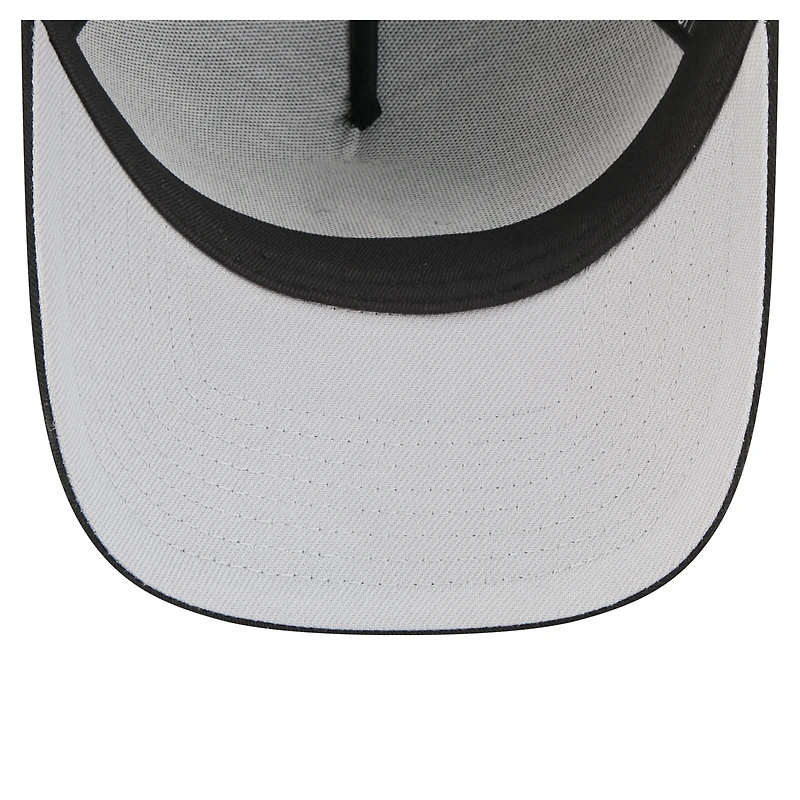Men's New Era Black Minnesota Timberwolves A-Frame 9FORTY Adjustable Hat