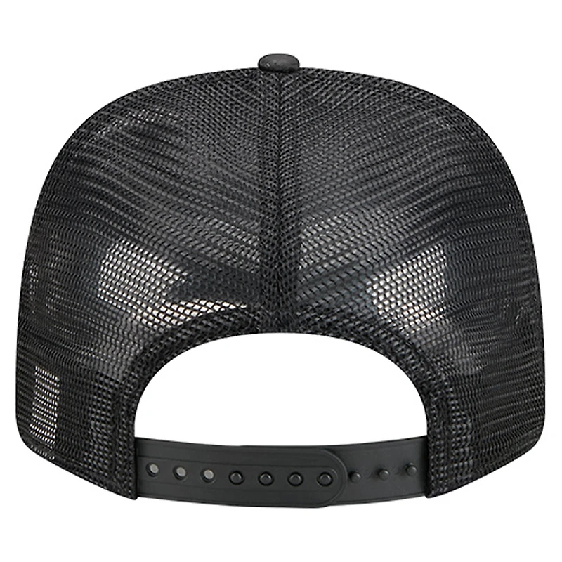 Casquette ajustable matelassée 9SEVENTY Trucker noire des Minnesota Timberwolves de New Era pour homme