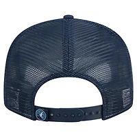 Men's New Era  Blue/Navy Minnesota Timberwolves Outdoor Split Panel 9FIFTY Snapback Hat