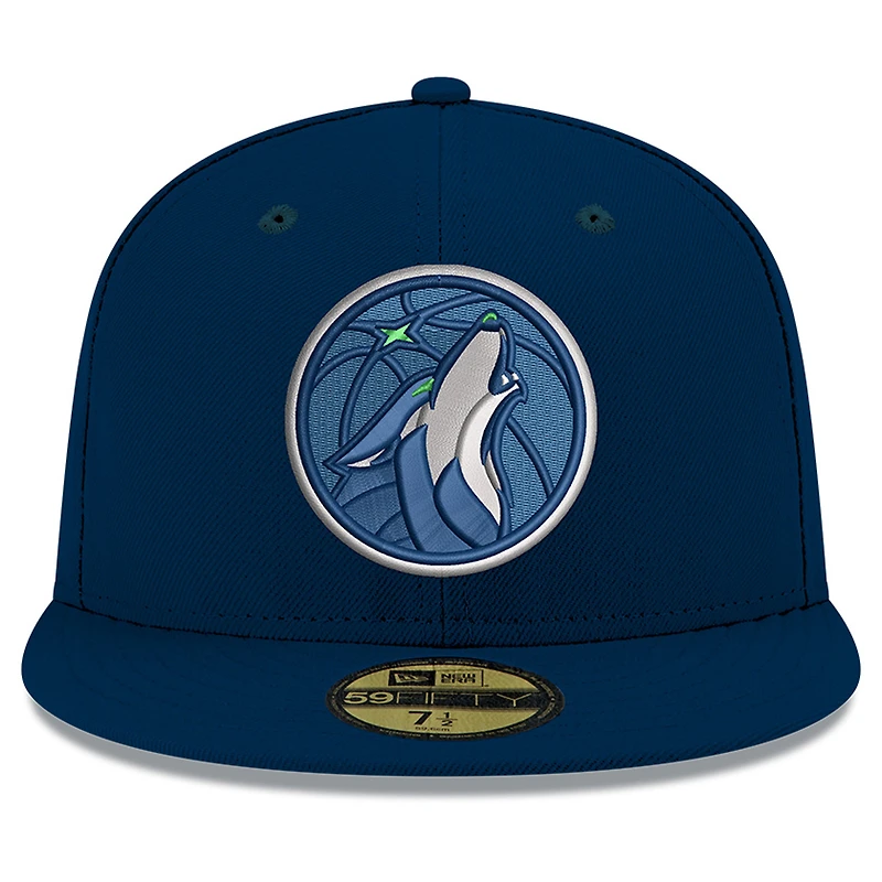 Men's New Era  Blue Minnesota Timberwolves Team 59FIFTY Fitted Hat