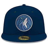 Men's New Era  Blue Minnesota Timberwolves Team 59FIFTY Fitted Hat