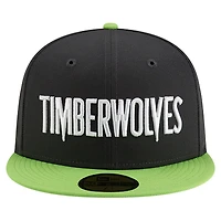 Men's New Era  Charcoal Minnesota Timberwolves Statement Edition Jersey Hook 59Fifty Fitted Hat