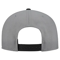 Men's New Era  Gray Minnesota Timberwolves Core Logo Storm Gray Two-Tone 9FIFTY Snapback Hat