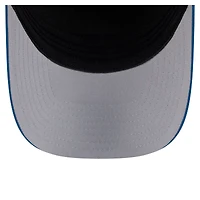 Casquette New Era Flex 39THIRTY pour homme, bleu marine/bleu Minnesota Timberwolves, modèle Rope Two-Tone M-Crown.
