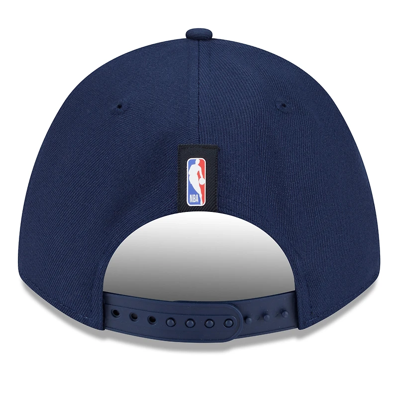 Casquette ajustable New Era bleu marine Minnesota Timberwolves 2025 NBA Draft M-Crown A-Frame 9FORTY pour homme