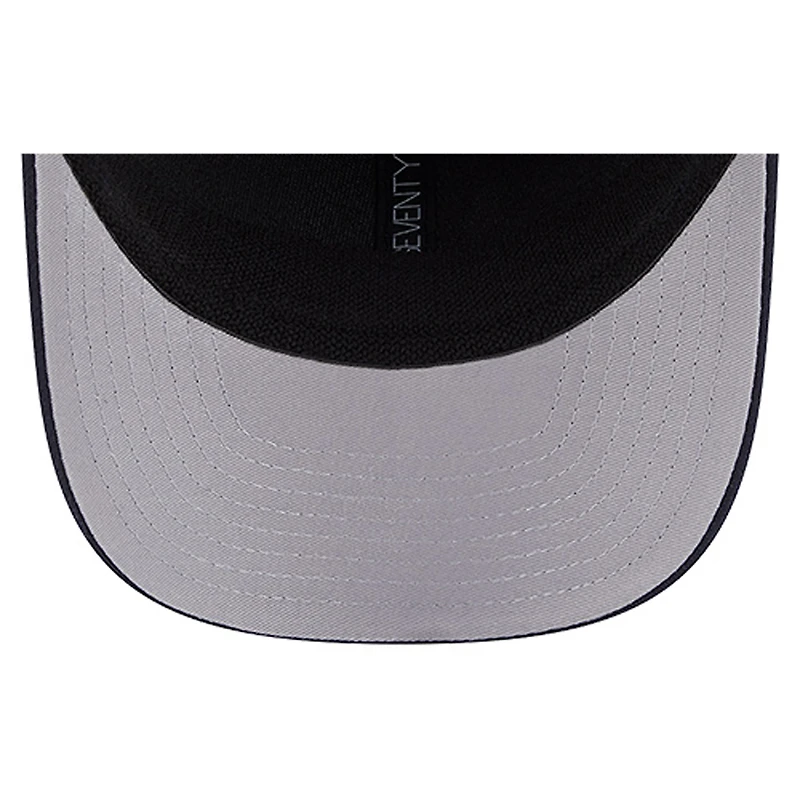 Casquette ajustable New Era 9FORTY Stock M-Crown bleu marine pour homme des Minnesota Timberwolves