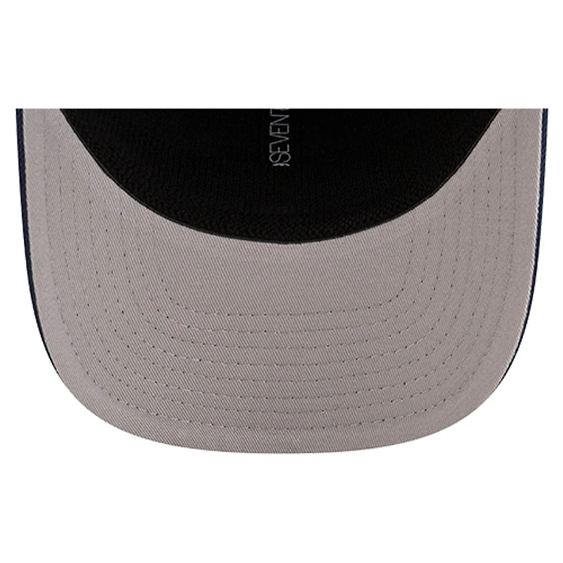 Casquette ajustable New Era bleu marine Minnesota Timberwolves 9SEVENTY pour homme