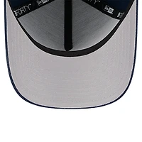 Men's New Era Navy Minnesota Timberwolves A-Frame 9FORTY Adjustable Hat