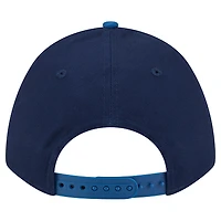 Men's New Era  Navy Minnesota Timberwolves Bold Arch COOLERA 9FORTY A-Frame M-Crown Adjustable Hat