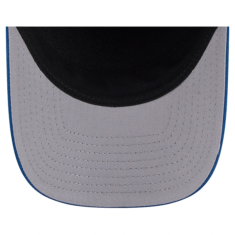 Men's New Era  Navy Minnesota Timberwolves Bold Arch COOLERA 9FORTY A-Frame M-Crown Adjustable Hat