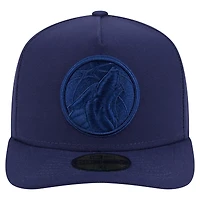 Men's New Era  Navy Minnesota Timberwolves Colorpack A-Frame Pinch Front 59FIFTY Fitted Hat