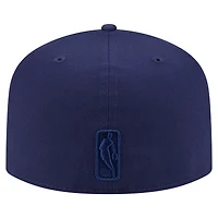 Men's New Era  Navy Minnesota Timberwolves Colorpack A-Frame Pinch Front 59FIFTY Fitted Hat