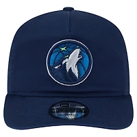 Casquette ajustable New Era 19TWENTY en coton bleu marine pour homme, Minnesota Timberwolves