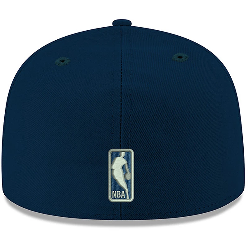 Casquette ajustée 59FIFTY 2Tone pour homme New Era bleu marine Minnesota Timberwolves