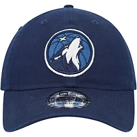 Casquette réglable New Era pour hommes des Minnesota Timberwolves Team 2.0 9TWENTY bleu marine