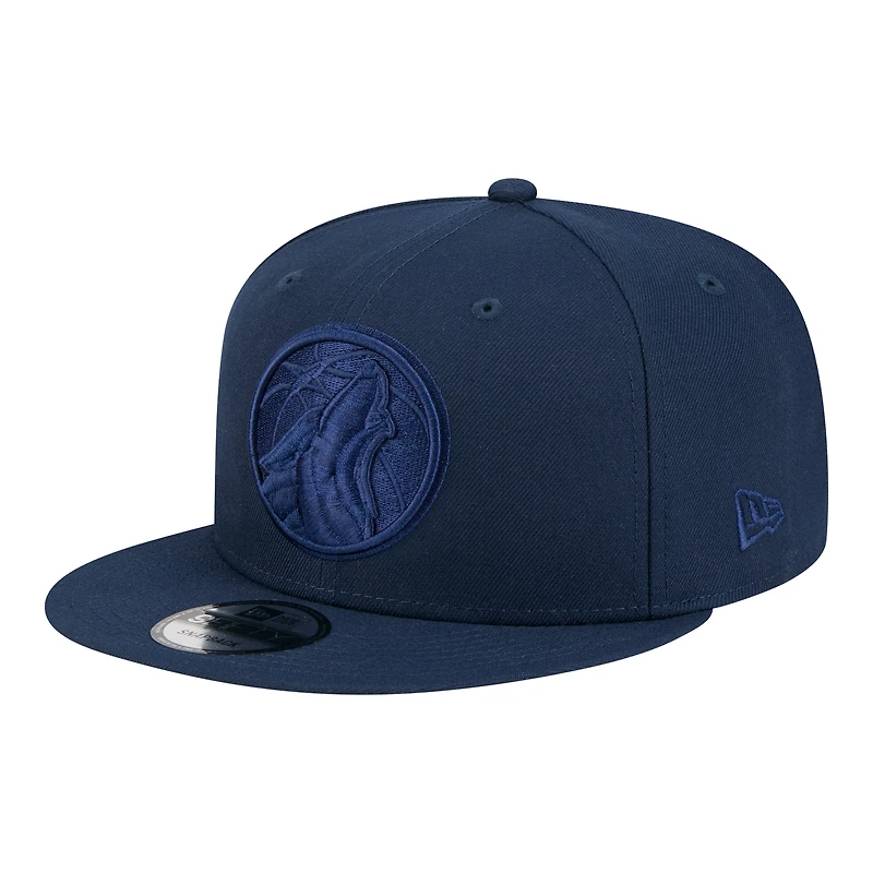 Casquette snapback New Era 9FIFTY pour homme, coloris bleu marine Minnesota Timberwolves