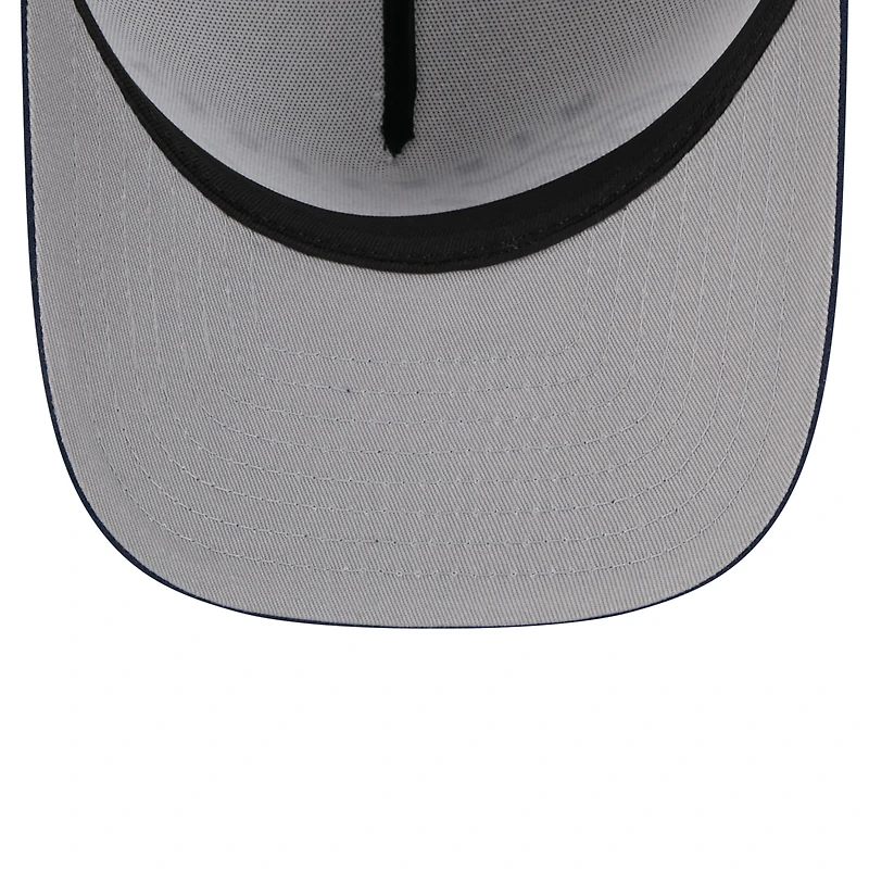 Men's New Era White/Navy Minnesota Timberwolves 2025 NBA Draft A-Frame 59FIFTY Fitted Hat