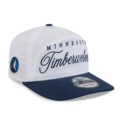 Casquette ajustable New Era 19TWENTY en nylon blanc/bleu marine pour homme