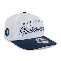 Casquette ajustable New Era 19TWENTY en nylon blanc/bleu marine pour homme