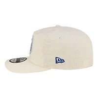Casquette ajustable New Era blanche Minnesota Timberwolves 19TWENTY années 80 en velours côtelé chromé