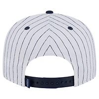 Casquette snapback 9FIFTY blanche à rayures fines Deceptor des Timberwolves du Minnesota de New Era pour homme