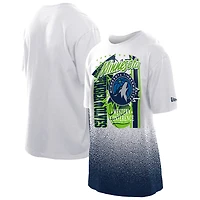 Men's New Era  White Minnesota Timberwolves Injection Sport Classics T-Shirt