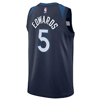 Men's Nike Anthony Edwards Blue Minnesota Timberwolves Swingman Throwback Jersey - Icon Edition