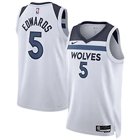 Men's Nike Anthony Edwards White Minnesota Timberwolves Swingman Jersey - Association Edition