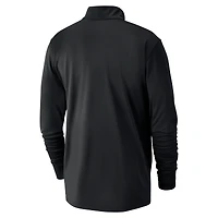 Men's Nike Black Minnesota Timberwolves 2024/25 City Edition Authentic Coaches Performance Half-Zip Top