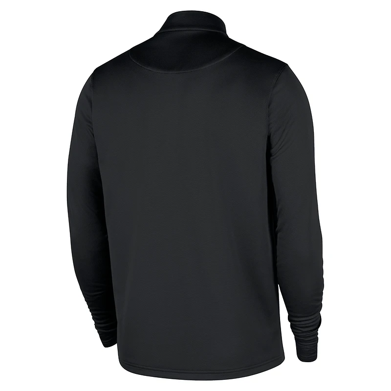 Men's Nike Black Minnesota Timberwolves 2025/26 Authentic Coaches Quarter-Zip Dri-Fit Top