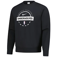 Men's Nike  Black Minnesota Timberwolves 2025/26 Authentic Practice Club Sweatshirt