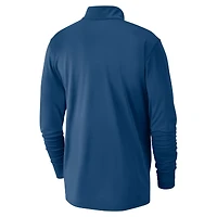 Men's Nike Blue Minnesota Timberwolves 2024/25 Courtside Performance Half-Zip Top