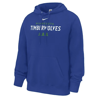 Men's Nike White Minnesota Timberwolves Club Fleece Hoodie