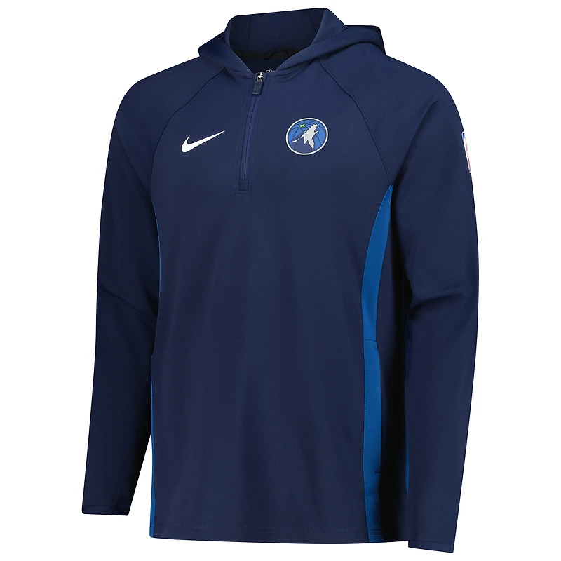 Veste à capuche Nike bleu marine Authentic On Court Zone Dri-FIT pour homme