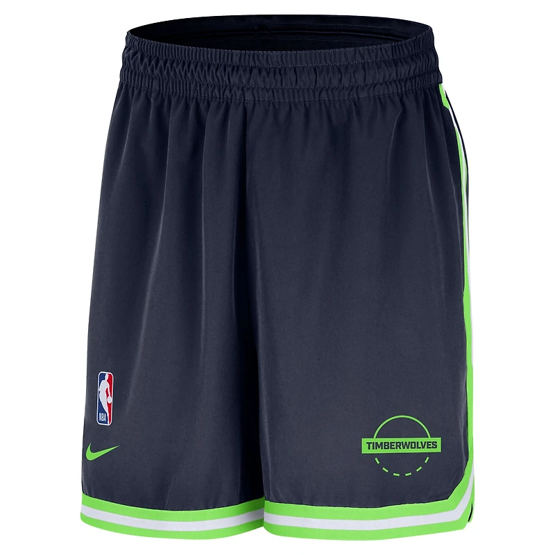 Men's Nike Navy Minnesota Timberwolves Authentic Practice DNA Woven Performance Shorts